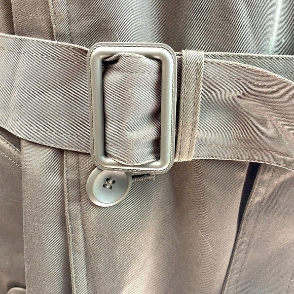 London Fog Towne twilltrench coat spring / winter, warm zip out liner EUC - Picture 6 of 14